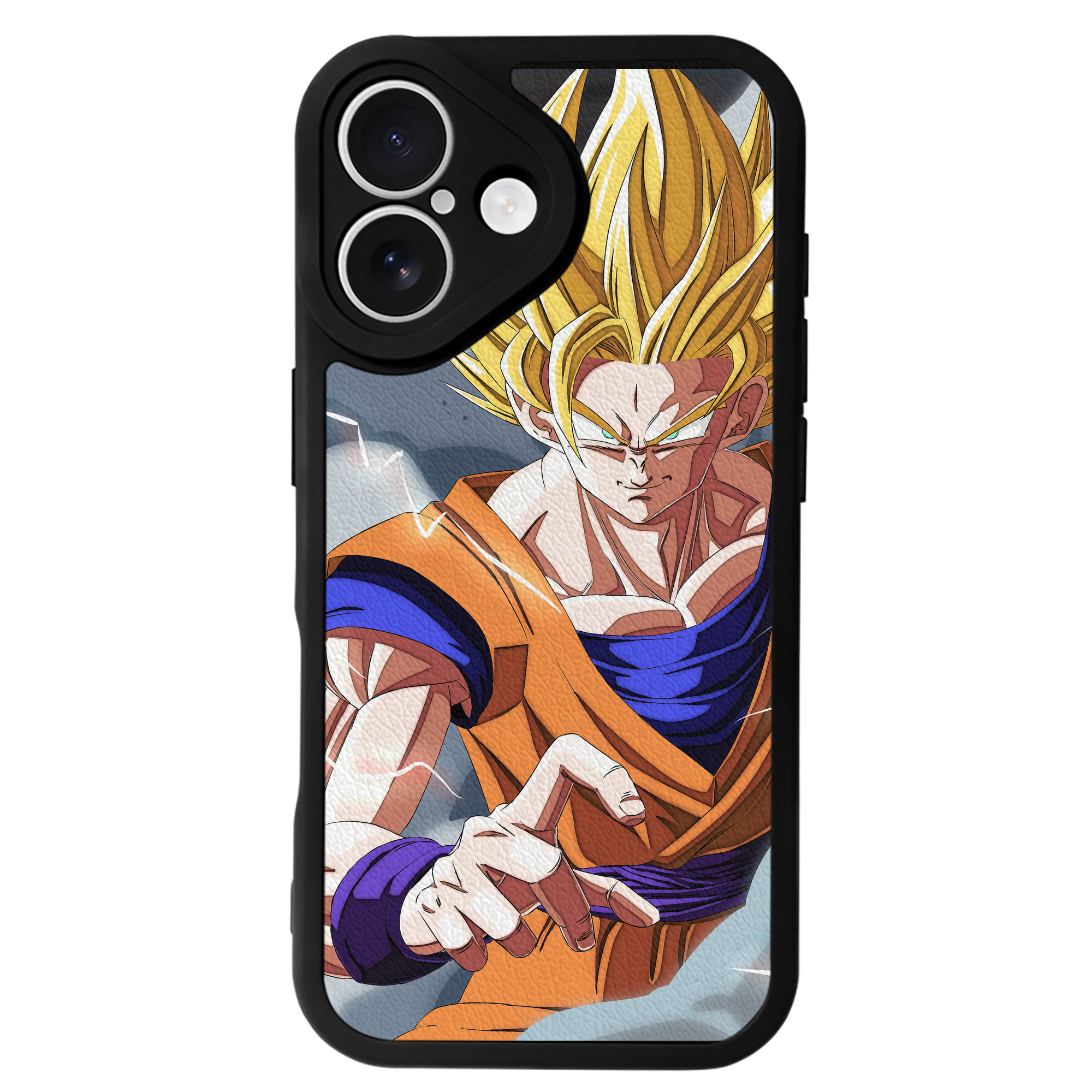 （画像用） ドラゴンボール DRAGON BALL 【iPhone 16シリーズ対応】シリコンスマホケース（レザー調） 材質：シリコン